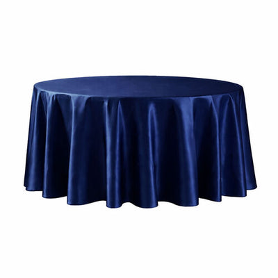 Table cloth (unknown) - Navy blue - 120-inch round