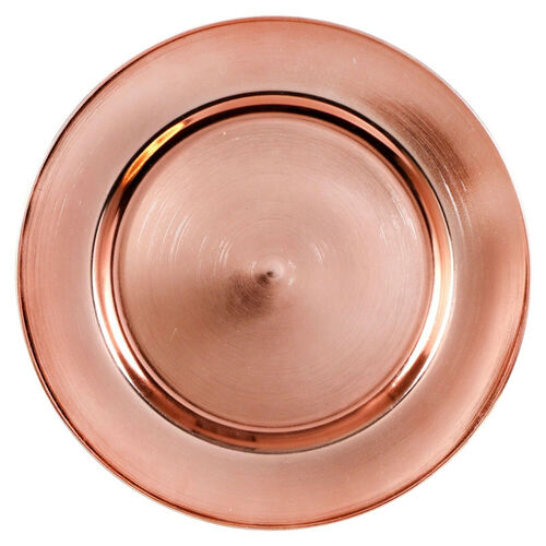 Chargers (plain) - Rose gold
