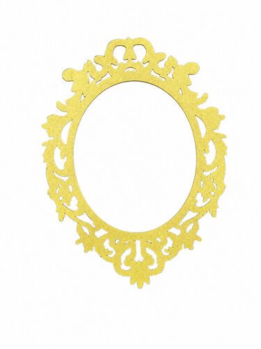 Large glitter frame - Gold