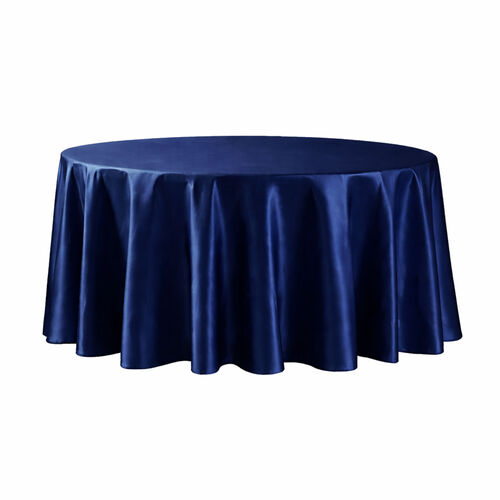 Table cloth (unknown) - Navy blue - 120-inch round