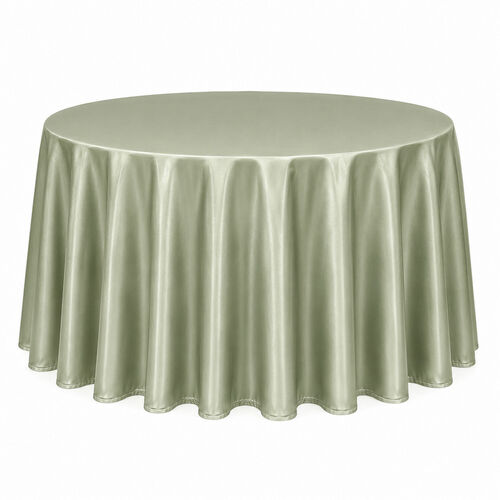 Table cloth (satin) - Sage - 120-inch round